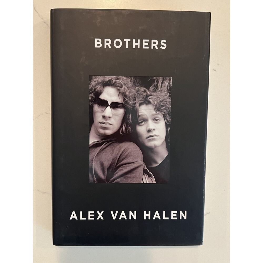 Alex Van Halen SIGNED BOOK Brothers FIRST EDITION Hardcover AUTOGRAPHED #1